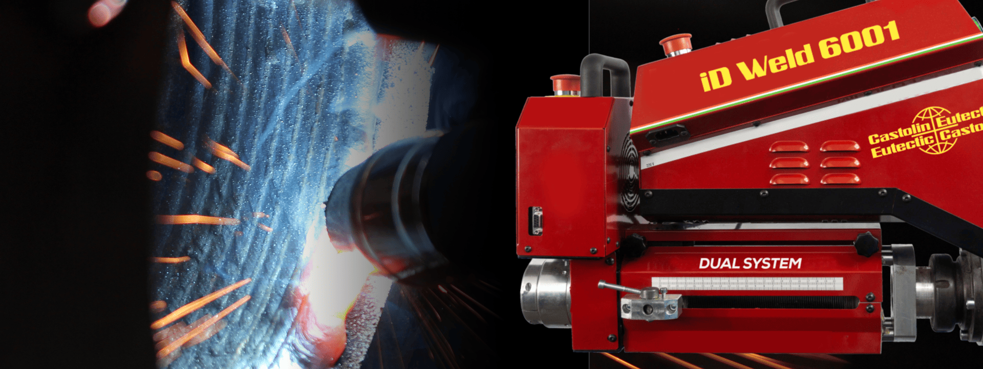 iD Weld 6001 dual system Sistema automático para aplicações de Soldagem MIG Orbital e Mandrilhamento